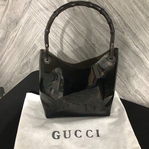 Authentic  GUCCI PVC  Purse w/ Pouch Bag